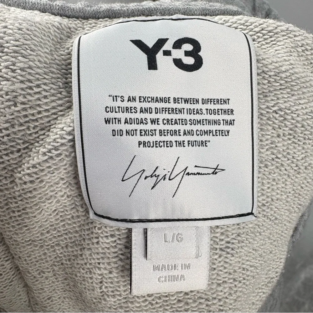 Y-3 Yohji Yamamoto Grey Joggers with Zippered Pockets - Picture 9 of 11
